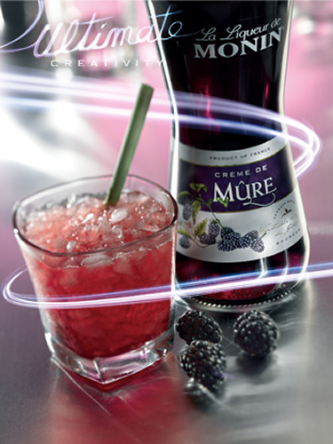 MONIN Blackberry liqueur Creme de Mure MONIN Blackberry liqueur Creme de Mure
