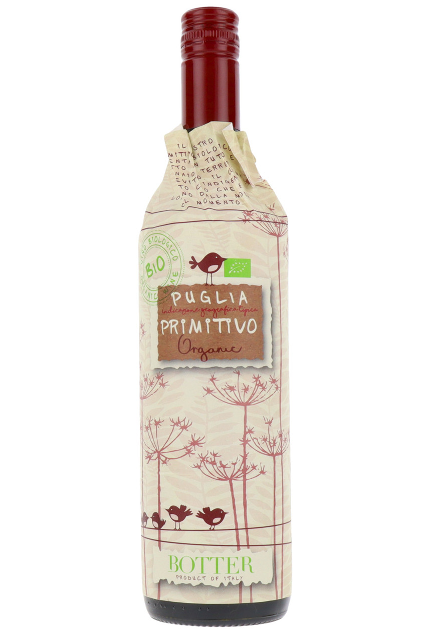 Botter Organic Primitivo in paper