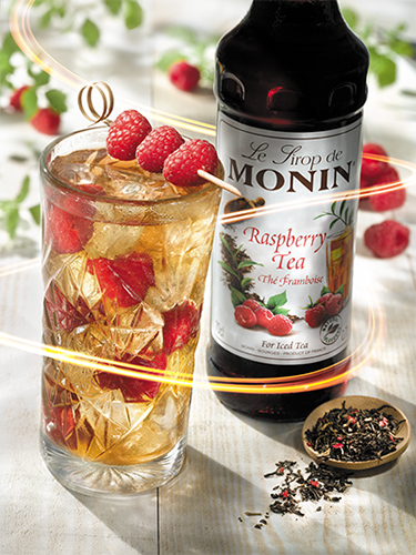 MONIN Raspberry Tea syrup (1 litre)