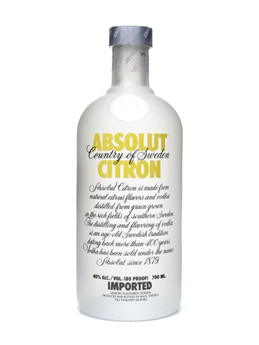 Absolut Citron Vodka