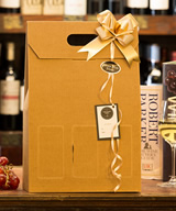 3 Bottle Card Windowed Gift Box