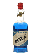 Bols Blue Curacao Liqueur / Bot.1950s